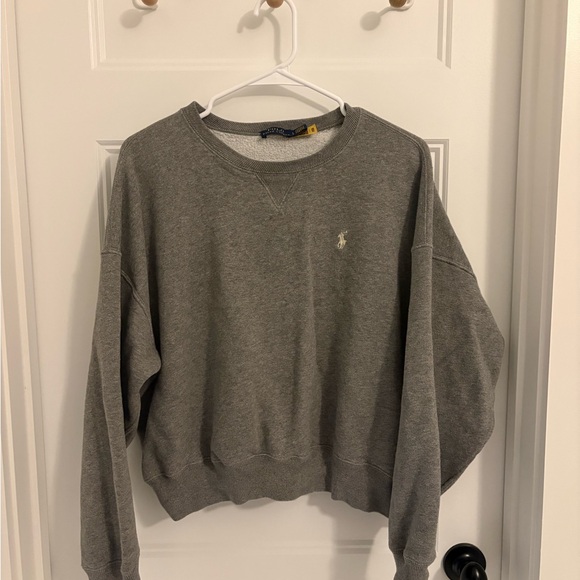 Ralph Lauren Gray Crew Neck Sweatshirt - Picture 2 of 5